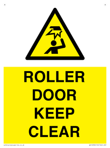 ROLLER DOOR KEEP CLEAR